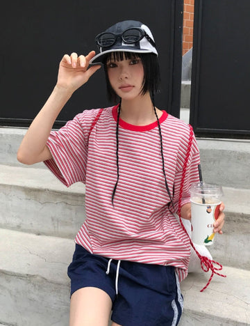 PIN-STRIPE OVER TEE